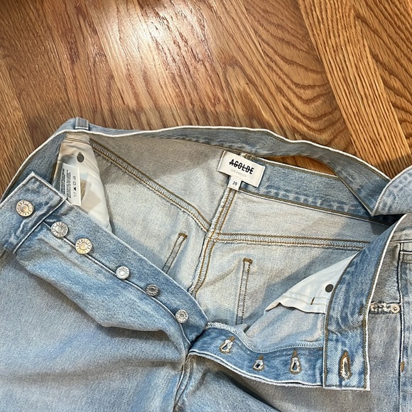 AGolde Broken Waistband Shorts Size 29 NWT - Picture 13 of 16